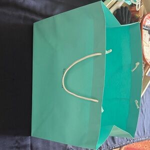 Tiffany & Co. Teal Shopping Bag